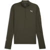 Puma quarter Zip Performance Tracksuit Top Mens Dark Olive S