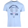 Pánske tričko Monte-Carlo Country Club Print - Modrý (M)