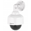 Atrapa otočné kamery Cabletech URZ1008 DK-10PTZ, biela, LED dióda