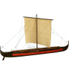 Dušek Vikingská prodloužená loď 1060 1:35 kit