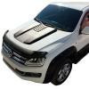 Oneway výdech kapoty VW Amarok MK1 -- rok výroby 2010-2022 / Nissan Navara D40 -- rok výroby 2005-2010 - matná černá SLEVA 5%
