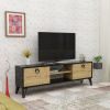 Casarredo ZYPARI televizní stolek na nožičkách, dub / černá