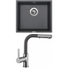 Set Sinks (dřez Frame 457 Titanium 72 + baterie Enigma S Titanium 72) FR45772ENSGR72