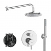 Ideal Standard CeraLine Sprchový set s batériou pod omietku, s telesom, priemer 20 cm, chróm BD192AA