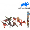 Zvieratká v tube - dinosaury, 7 - 11 cm, mobilné aplikácie pre zobrazenie zvieratiek, 8 ks