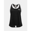 Under Armour Dievčenské tielko Knockout Tank Čierna YXL