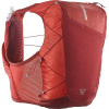 Salomon Active Skin 12 with flasks red dahlia/high risk red