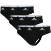 adidas 3-Pack Active Comfort Cotton Thong Black 18 (2XL)