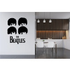 Lepy.sk Samolepka na stenu Beatles + portréty Velikost (šírka x výška): 80x103cm, Farebná varianta: Tyrkysová modrá
