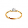 iZlato Forever Zásnubný prsteň s lab-grown diamantom Haven, žlté zlato 14K IZLG1536