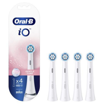 Oral-B iO Gentle Care White náhradné hlavice na elektrickú zubnú kefku 4 ks