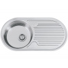 Nerezový drez Sinks SEMIDUETO 847 M matný