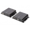 DIGITUS Sada 4K HDMI Extender přes IP, 4K*2K@30 Hz přes síťový kabel (CAT 5 / 5e / 6/7), černá