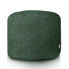 Taburetka Cilindro tmavo zelená bouclé