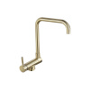 Mexen Madox kuchynská batéria podokenná, zlatá kartáčovaná - 672000-50