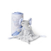 Interbaby Set froté osuška 100 x 100 cm Sloník + prítulka Modrá