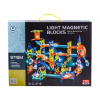Svietiace Magnetické Kocky, Guličková Dráha Pre Guľôčky 110 Dielov Guľôčková Dráha