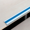 Protišmyková schodová lišta Aluminium m2, univerzálna, modrá, š 610 mm, hrúbka materiálu 4 mm