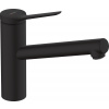 Hansgrohe Zesis M33 - Páková kuchynská batéria 150, 1jet, čierna matná 74802670