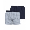Boxerky BUGATTI pánske 2-PACK 50235 5100 FLORENZ 658 Modrá, Modrá vzor - M