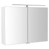 Sapho - RIWA galérka s LED osvetlením, 81x60x17cm, biela