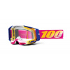 100 Okuliare RACECRAFT 2 100% Mission číre plexi