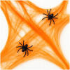 Pavúčia sieť ORANŽOVÁ 60g + 2 pavúky!