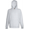 Fruit of the Loom F.O.L. | Lightweight Hooded Sweat Pánska raglánová mikina s kapucňou_16.214 Farba: Heather Grey, Veľkosť: XL