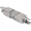 Digitus spojka RJ45 sieťový adaptér CAT 6a (surový kábel CAT 7), CAT 6A, CAT 6 [1x LSA - 1x LSA] strieborná; DN-93912