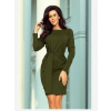 Numoco 209-5 Šaty so širokým pásom - KHAKI
