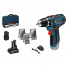 Bosch Professional Aku vŕtací skrutkovač GSR 12V-15, 12 V, 400/1300 ot./ min., 0615990G6L