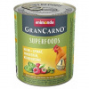 Animonda GranCarno Superfoods Kuracie + špenát, maliny a tekvicové jadierka 400 g