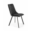 Halmar Jídelní židle K450, černý Velvet