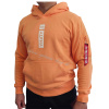 Alpha Industries ALPHA PP Hoody pánska mikina tangerine Veľkosť: L, Farba: oranžová