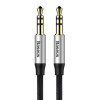 Baseus Yiven Audio kábel 3,5 samec Audio M30 1,5 m strieborný + čierny CAM30-CS1