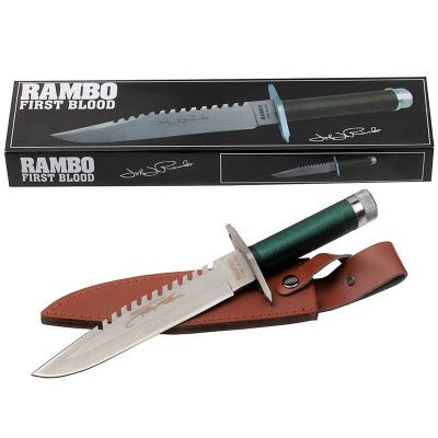 RAMBO knife First Blood Part II Standard Edition with survival kit, 9294