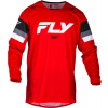 dres KINETIC PRIX FLY RACING - USA 2024 červená/sivá/biela Veľkosť: L, Veľkost: L
