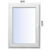 Plastové okno 800x1000 OS ALUPLAST 4000