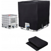 Kryt na záhradný nábytok - Kryt nádrže Mauzer 1000L ibc, čierna plachta (Mauzer 1000L Tank Cover IBC Tarpaulin čierna plachta)