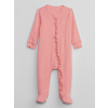 GAP Baby overal na zips Ružová 3-6M Ružová Ružová