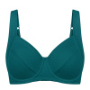 Dámská plavková podprsenka Summer Mix & Match W 01 sd 00RA tmavě zelená- Triumph 42D