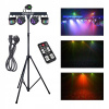 LED NOSNÍK PAR DERBY LASER SET multiefekt svetla