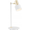 Argon Doria stolová lampa 1x15 W biela-mosadzná 4256