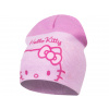 Sun City Detská ružová čiapka Hello Kitty - veľkosť 50