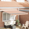zahrada-XL Zatemniteľná markíza Viacfarebný 300 x 250 cm látka 3330003