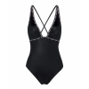 Dámske jednodielne plavky KW0KW02075-BEH - Calvin Klein S