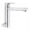 Grohe BauEdge - Drezová batéria s uzatváracím ventilom, chróm 31696000
