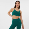USA Pro Seamless Ribbed Sports Bra Forest Green 16 (44)