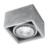 Sollux Lighting Stropné svietidlo Quatro, 1x betónové tienidlo