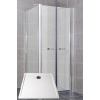 ARTTEC Sprchový kút COMFORT D 18 z hroznového skla 100 x 80 x 198 cm s vaňou z mramoru POLARIS PAN04549